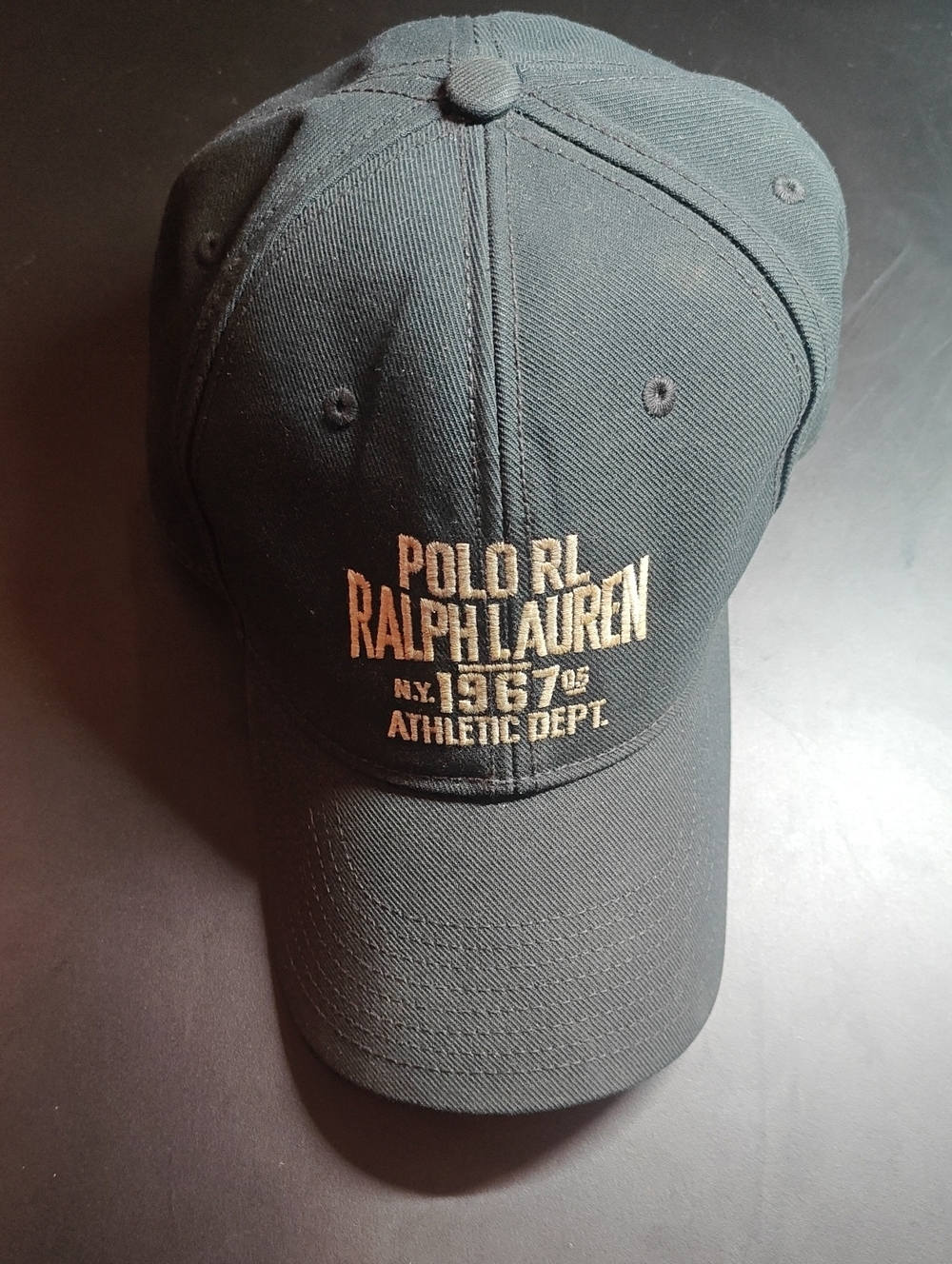 Polo RL Ralph Lauren Embroidered Baseball Cap - Black